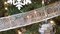 2 1/2" Christmas Wired Ribbon 40 feet by Magic Ornaments, Wide Silver Glitter Organza Ribbon’ Christmas Tree Ribbon